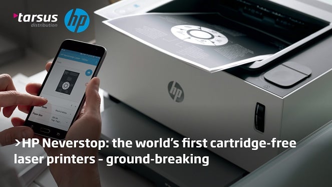 Cartridge-free and hassle-free. The HP Neverstop Laser has a reloadable toner tank, making printing more efficient and affordable in the long run.