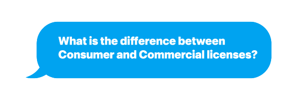 Commercial Licenses buble