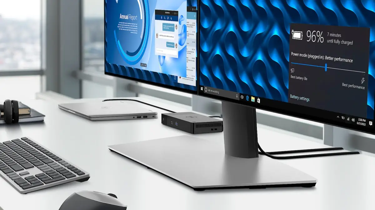 dell monitor and docking station