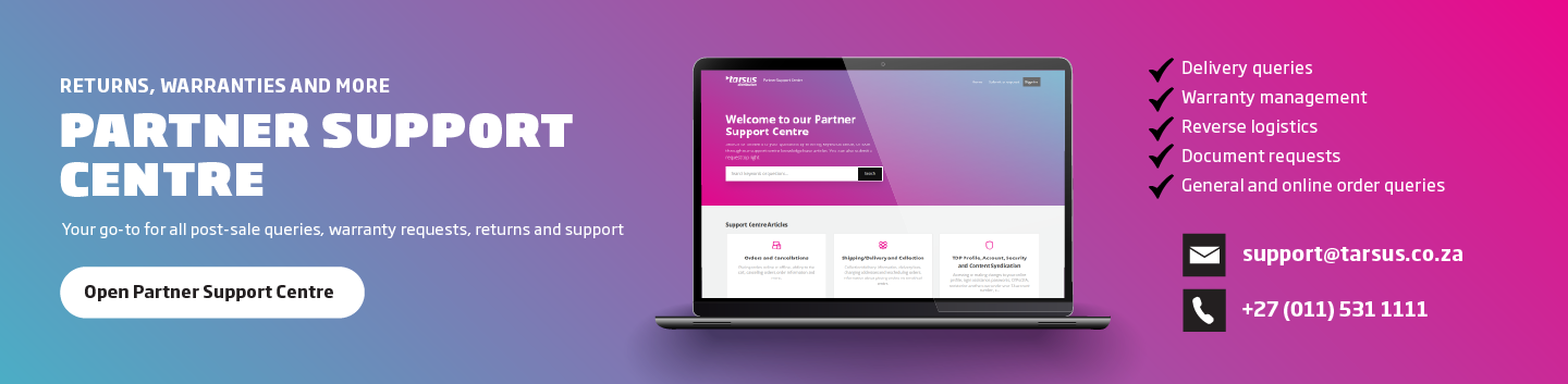 PARTNER SUPPORT CENTRE - CLICK HERE TO OPEN